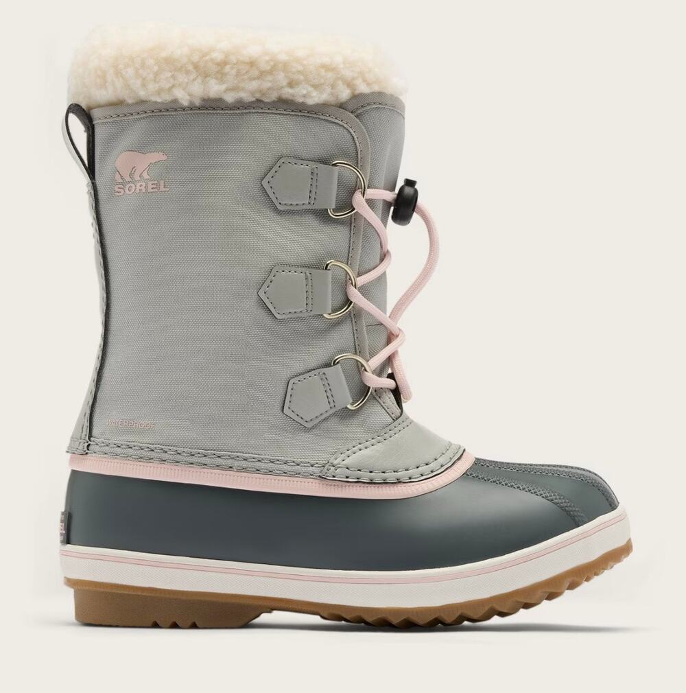 Sorel Girls GRAY Yoot Pac Waterproof Winter Boots Size 5 Youth Women’s 6.5